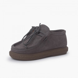 BLUCHER CORDONES GRIS...