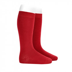 Calcetín rojo velvet liso...