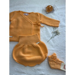 Conjunto de hilo mandarina...